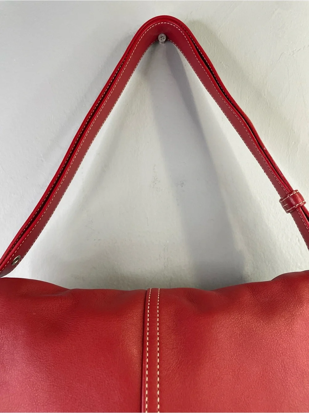 Coach 2005 vintage 9570 Hamptons soft leather flap shoulder/crossbody bag